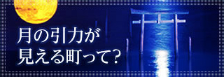 月の引力が見える町って？