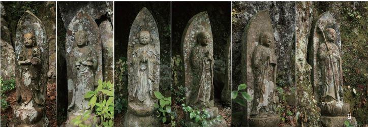 六体地蔵菩薩立像
