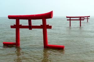 海中鳥居01 (満潮)