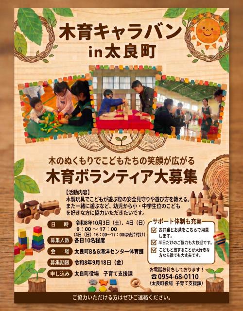 ボランティア募集チラシ